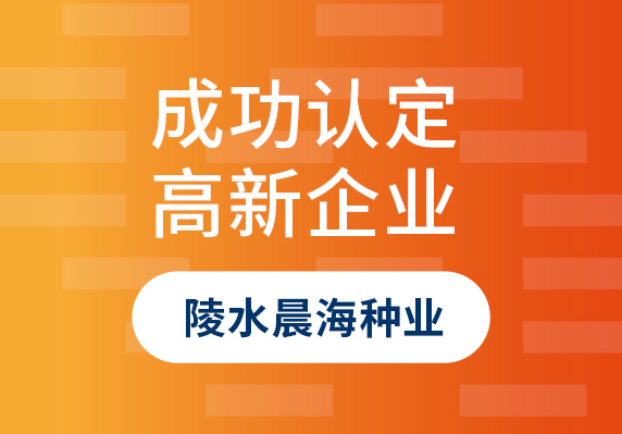 陵水晨海種業(yè)有限公司認定成為國家高新技術(shù)企業(yè)