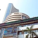 Bombay Stock Exchange building at Dalal Street, Mumbai
